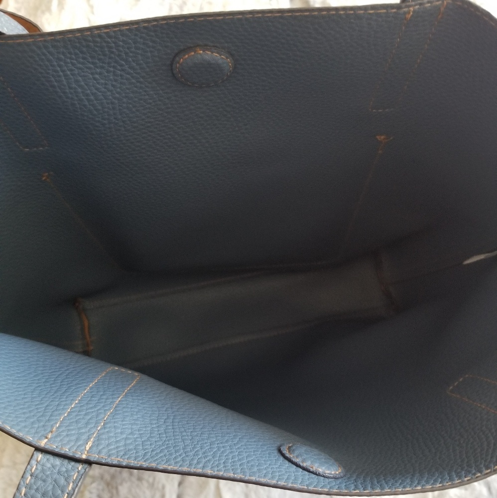 ❌SOLD❌ Brown/Blue Reversible Tote - Picture 7 of 7